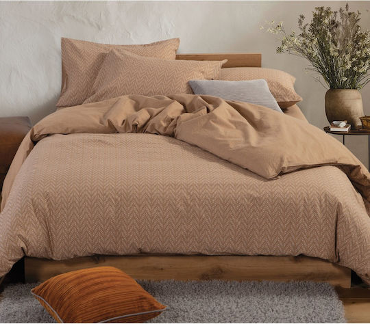 Nef-Nef Homeware Сет Чаршафи 240x270см. Suspen Карамел 4бр