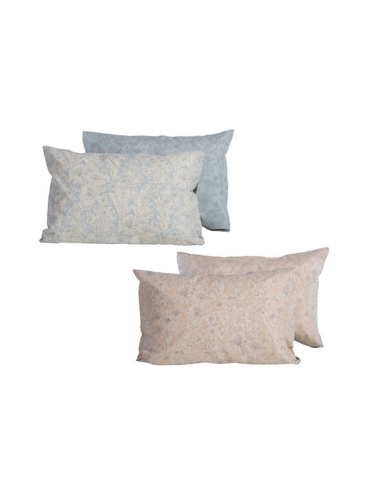 Nef-Nef Homeware Bamb.lucil Pillowcase with Envelope Cover Beige 52x72cm.