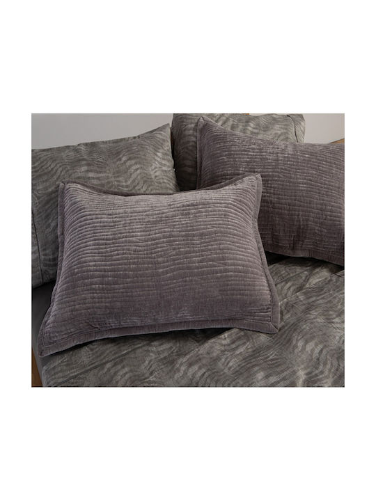 Nef-Nef Homeware Brave Σετ Μαξιλαροθήκες Oxford Black 52x72εκ.