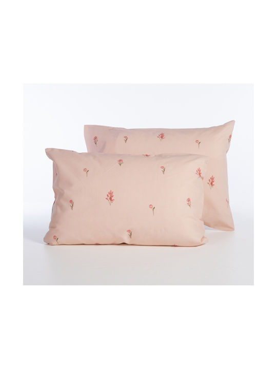 Nef-Nef Homeware Bamb.fragesca Pillowcase with Envelope Cover Grey 52x72cm.