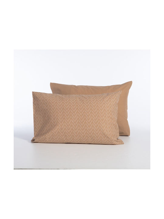 Nef-Nef Homeware Bamb.suspen Μαξιλαροθήκη με Φάσα Mauve 52x72εκ.