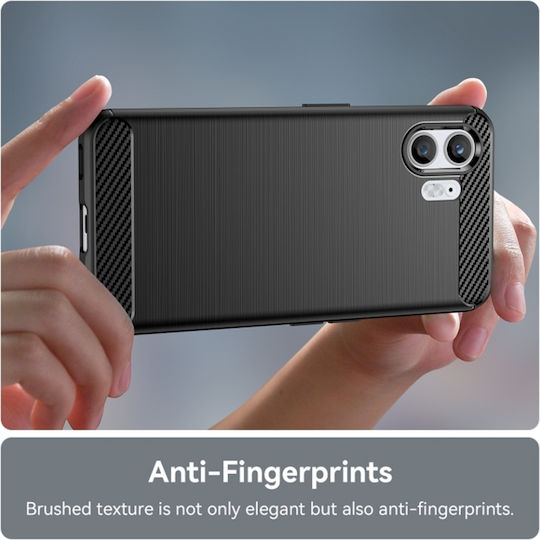 Back Cover Silicon Negru (Nothing Phone 2)