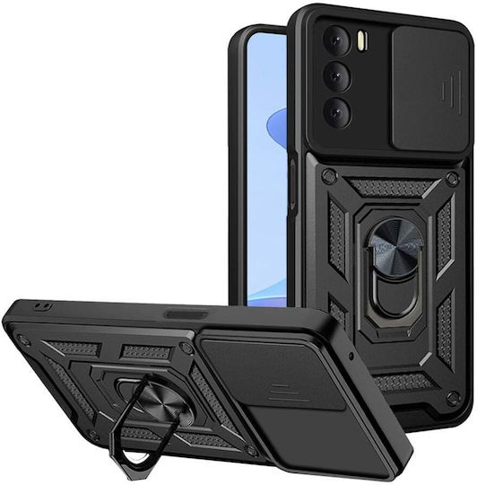 Umschlag Rückseite Schwarz (Galaxy A16Oppo A16s)