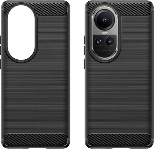 Back Cover Silicon Negru (Oppo Reno10)