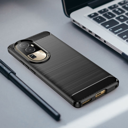 Back Cover Silicon Negru (Oppo Reno10)