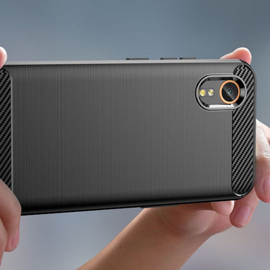 Umschlag Rückseite Silikon Schwarz (Galaxy XCover7)
