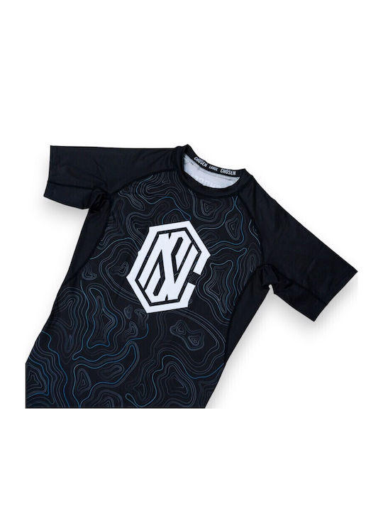 Chosen Bărbați Cu mânecă scurtă Tricou CHRS151 pentru Jiu-Jitsu Neagră Chosen Bărbați Cu mânecă scurtă Tricou CHRS151 pentru Jiu-Jitsu Neagră