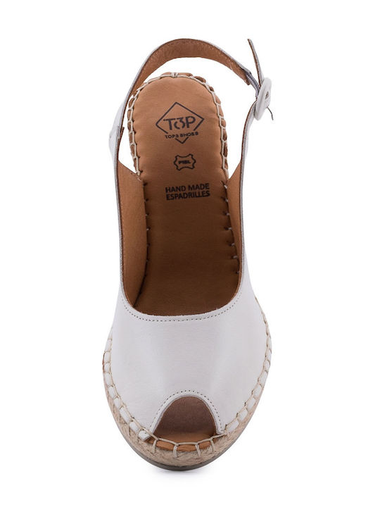 Damenplattformen Beige