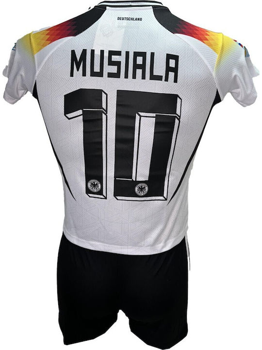Kids Football Set Musiala Germany National Team White Black 290825-18