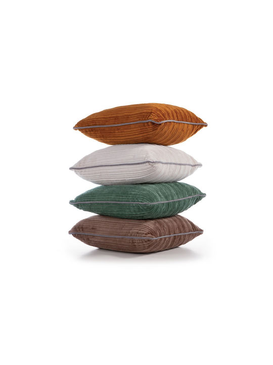 Nef-Nef Homeware Home Sofa Cushion Made of Green Velvet 45x45cm