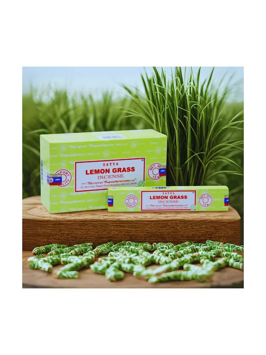 Ароматни Стикчета Лимонова Трева Satya Lemongrass Incense Sticks 15g