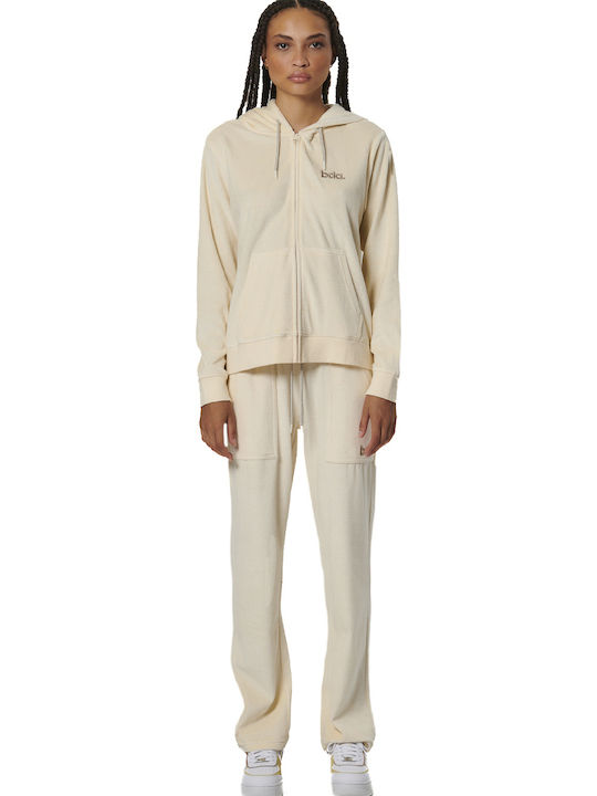 Sweatpants Velvet Birch Cream