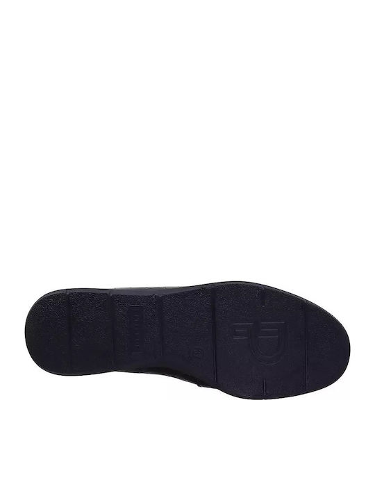 Leather Women's Moccasins in Brown Color