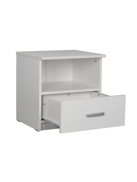 Set de Dormitor Adler White cu Tăblii 160x200buc 5buc