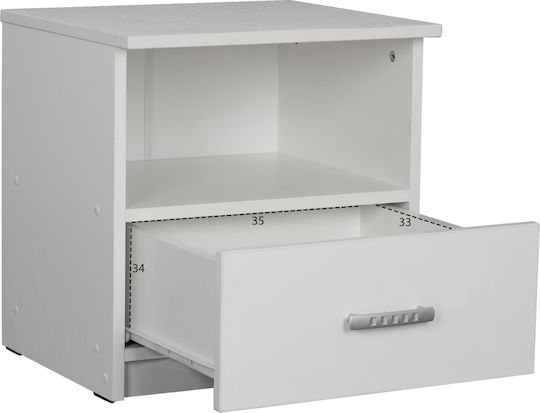 Schlafzimmer Set Adler White mit Lattenrost 160x200cm 5Stück
