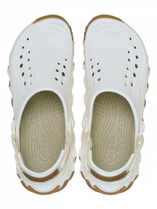 Crocs Echo Damen Clogs Weiß
