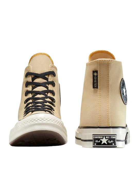 Chuck 70 Gore-tex Мъжки Високи Сникърси Бежови