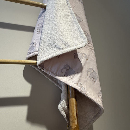 Grandes Suenos Baby Bath Towel Hooded Beige 85x85cm