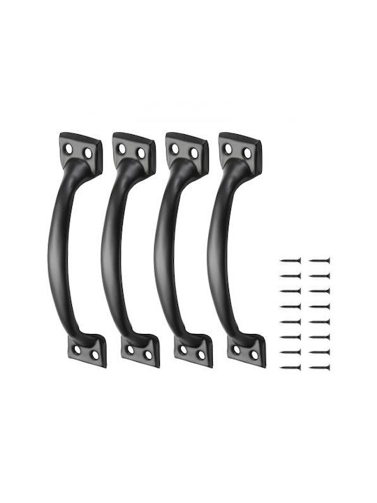 Vevor 4pcs Barn Door Handles 6.5 In Rustic Heavy Duty Garden Gate Shed Pulls