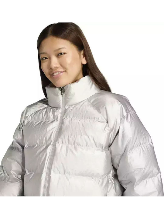 Helionic Down Jachetă de femei Puffer cu protecție împotriva vântului Grey - Silver