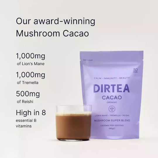 Cacao Organic cu Ciuperci Adaptogene Dirtea 180 G