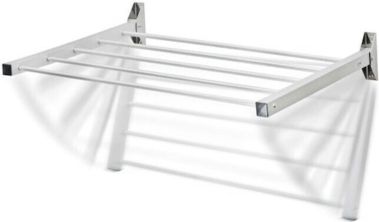 Grekon Klappbarer Wand-Kleiderständer aus Aluminium 40x100cm