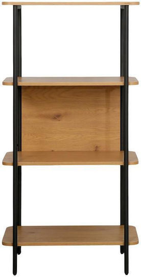 Bibliothek Fl2504 Schwarze Eiche 60x36x122cm