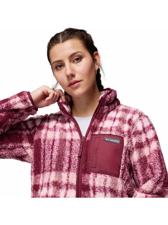 West Bend Women's Cardigan with Zipper Rich Wine