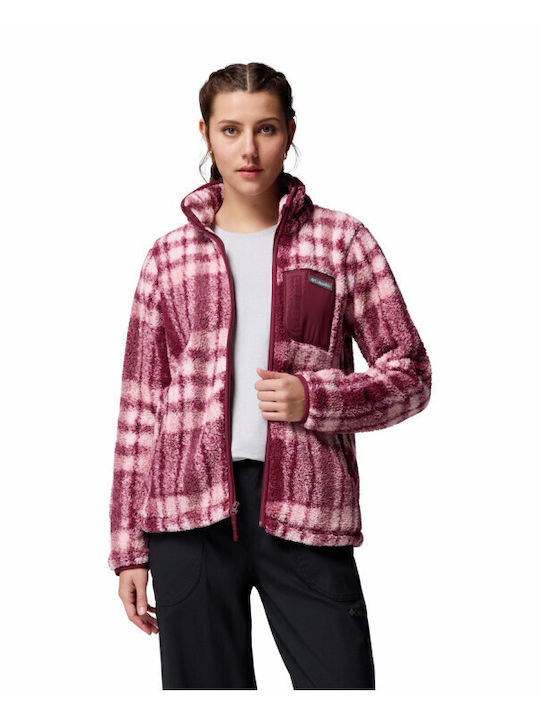 West Bend Women's Cardigan with Zipper Rich Wine