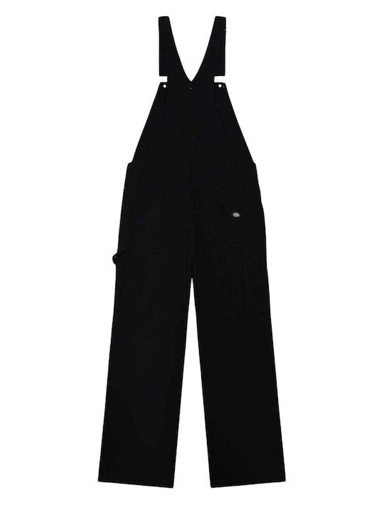 Canvas Ανδρική Τζιν Σαλοπέτα με Loose Straight Εφαρμογή Black