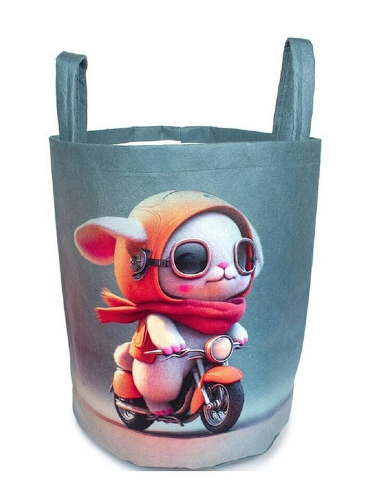 Dimcol Children's Storage Basket made of Fabric Multicolour 50x30x45cm 1pcs