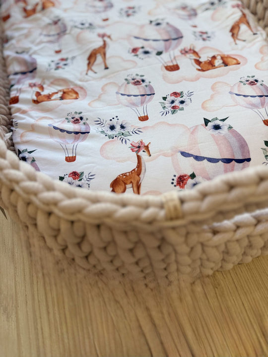 Grandes Suenos Baby Sheet Cradle Cotton Beige 40x80cm