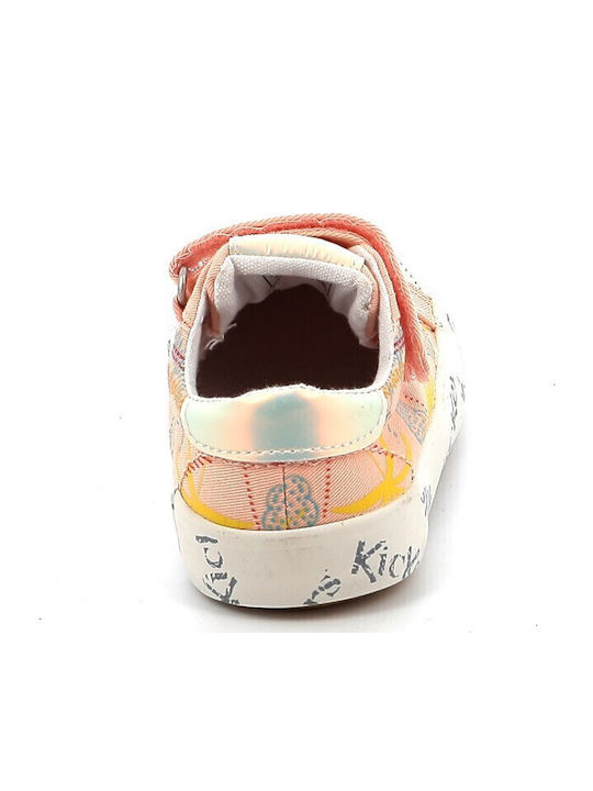 Gody Παιδικά Sneakers με Σκρατς Ροζ