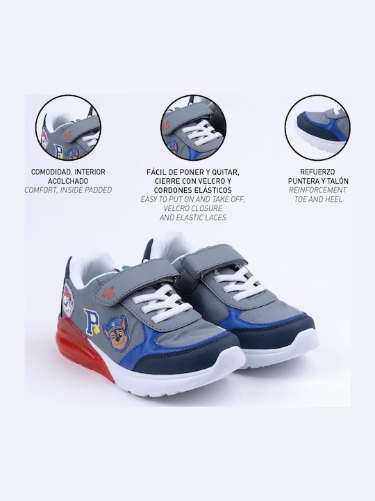 Paw Patrol Kids Sneakers with Hoop & Loop Closure and Lights Multicolour
