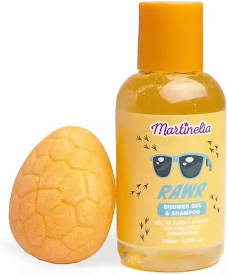 Martinelia Coolest Dino Mini Bath Set Care Set 100ml 70gr