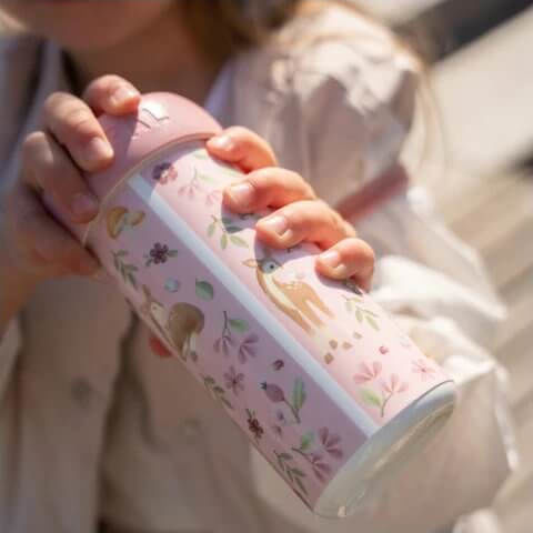 Little Dutch Παιδικό Ποτηράκι Fairy Garden από Πλαστικό Ροζ 300ml