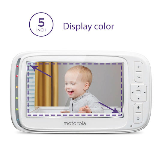 Motorola Comfort 50 Drahtlose Babyüberwachung , Zwei-Wege-Kommunikation & Schlaflieder