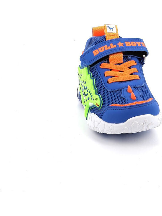 Kids Sneakers with Scratch & Lights Blue