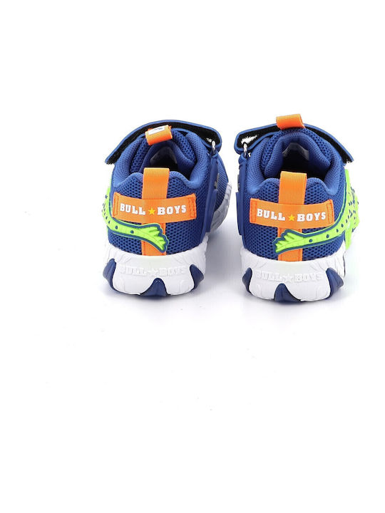 Kids Sneakers with Scratch & Lights Blue