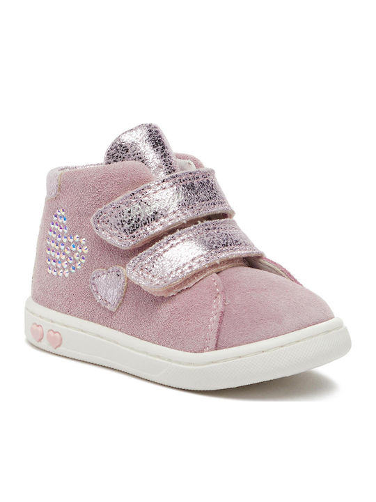 Παιδικά Sneakers με Σκρατς Ροζ