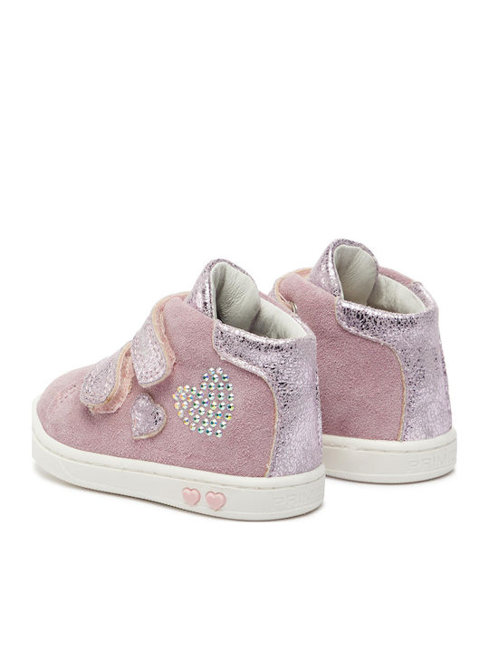 Παιδικά Sneakers με Σκρατς Ροζ
