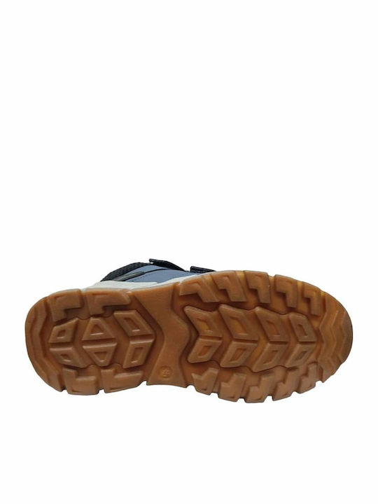 Kids Sneakers High with Scratch Blue