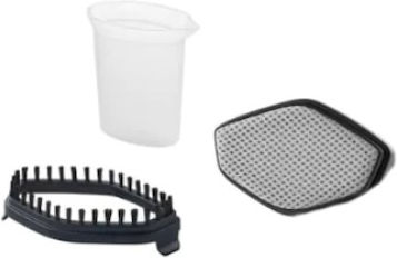 Aparat de călcat cu abur pentru haine de Mână 1500W cu rezervor 230ml Negru