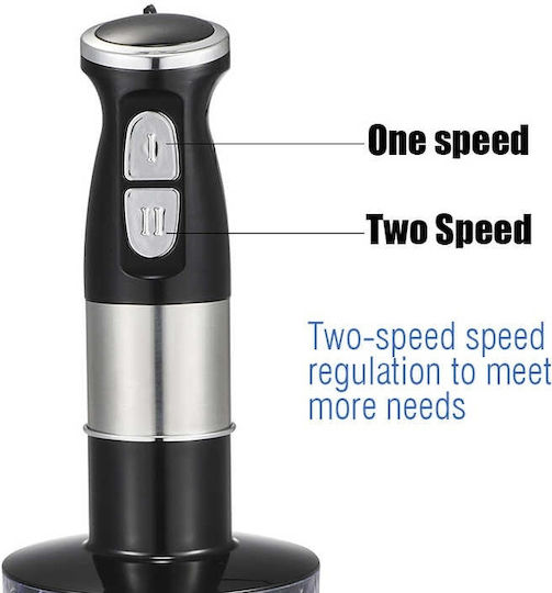 Hand Blender with Inox Rod Black