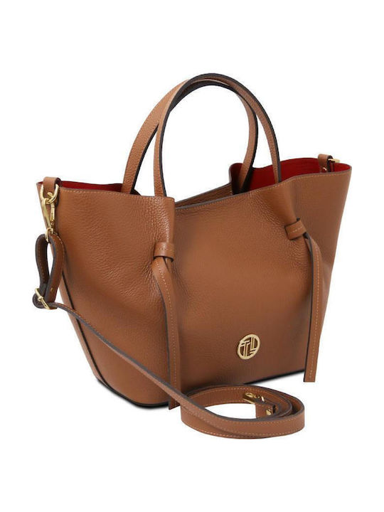 Leather Women's Bag Shoulder Gold