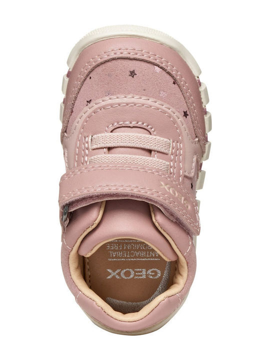 B Iupidoo Παιδικά Sneakers Ανατομικά με Σκρατς Ροζ