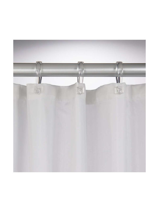 Sealskin Madeira Fabric Shower Curtain 240x200cm White 238501510