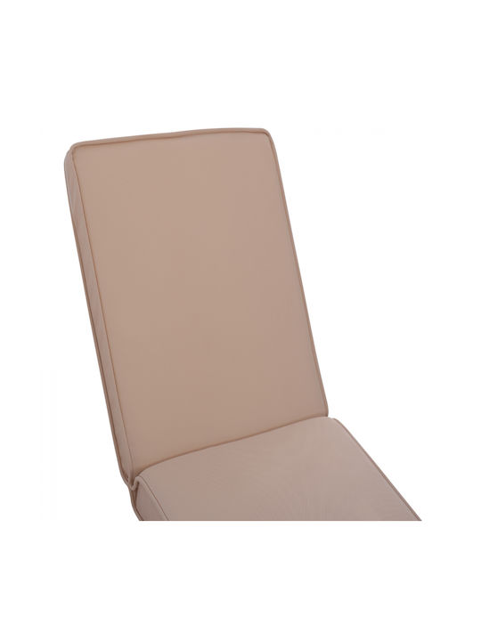 HomeMarkt Μαξιλάρι Καρέκλας Κήπου με Πλάτη CHIOS Μπεζ 46x110εκ.