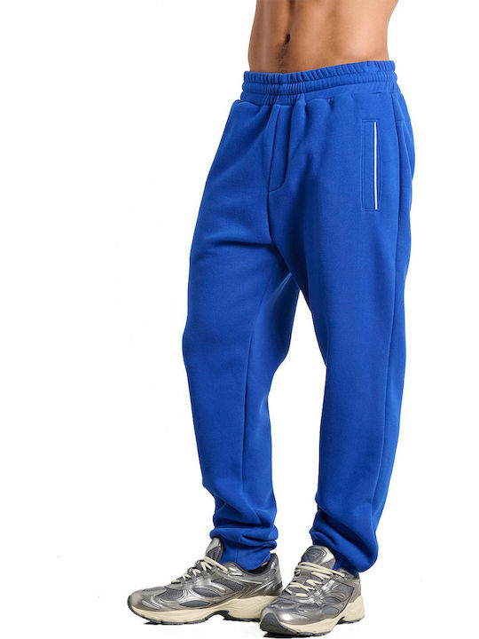 Sweatpants with Elastic Blue