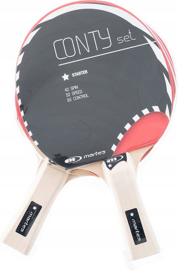 Martes Conty Set 92800050431 Table Tennis Racket Set